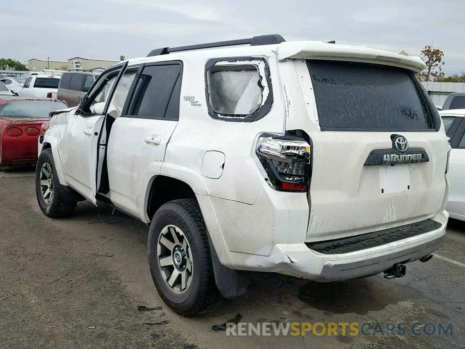 3 Photograph of a damaged car JTEBU5JR6K5612566 TOYOTA 4RUNNER SR 2019