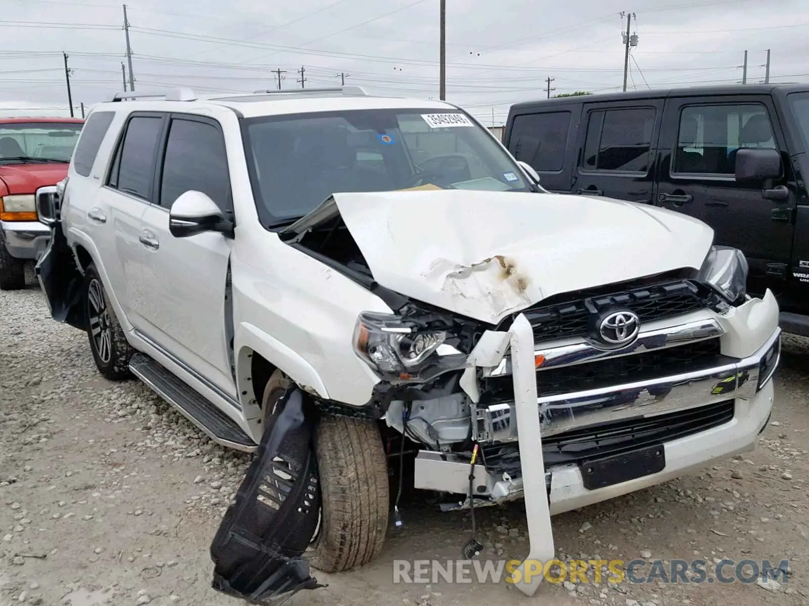 1 Photograph of a damaged car JTEZU5JR9K5193661 TOYOTA 4RUNNER SR 2019