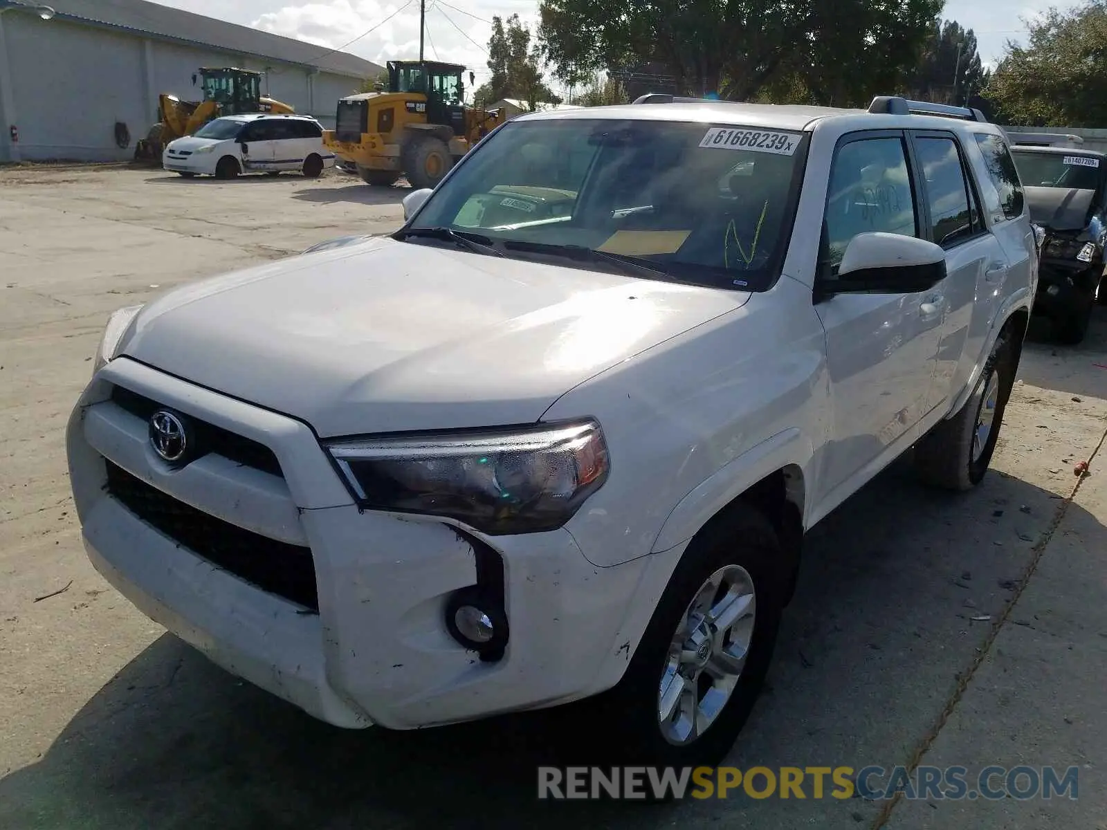 2 Photograph of a damaged car JTEZU5JRXK5194043 TOYOTA 4RUNNER SR 2019