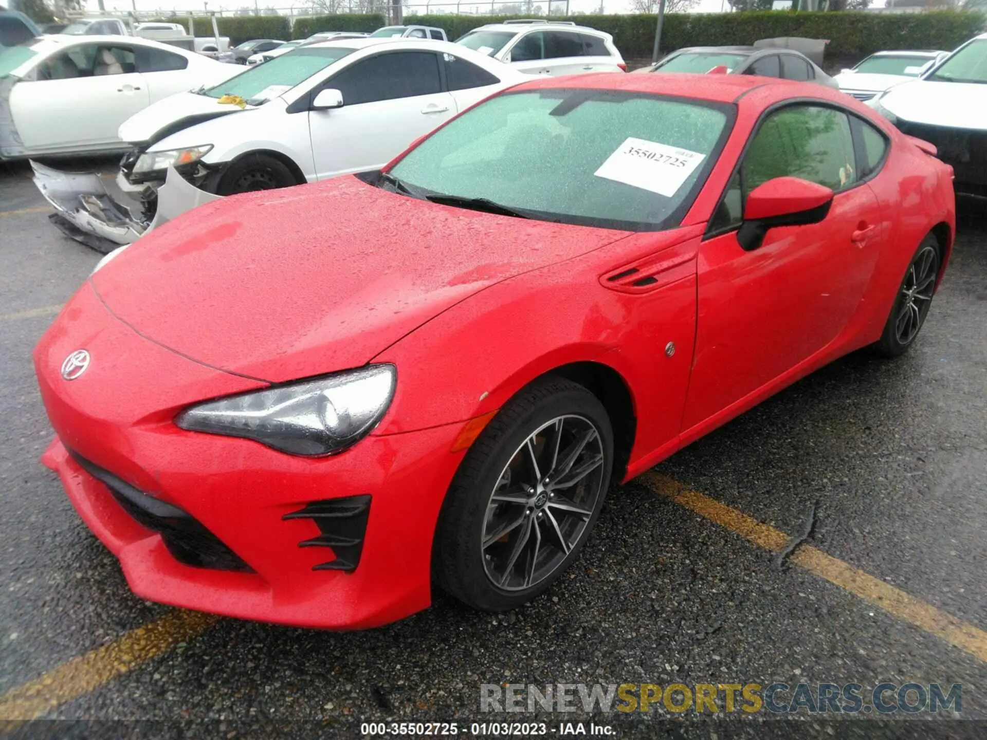 2 Photograph of a damaged car JF1ZNAA13K8702622 TOYOTA 86 2019