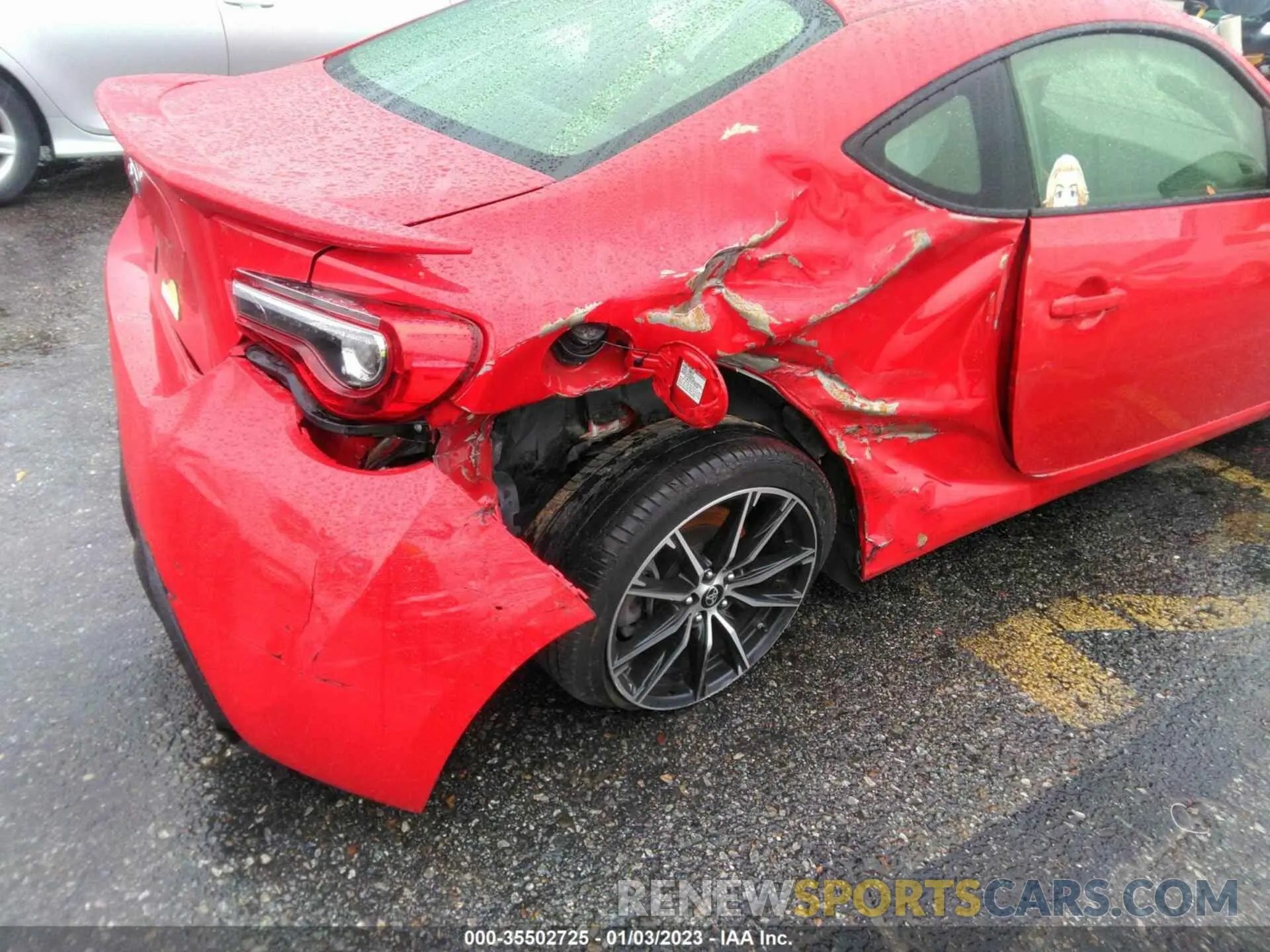 6 Photograph of a damaged car JF1ZNAA13K8702622 TOYOTA 86 2019