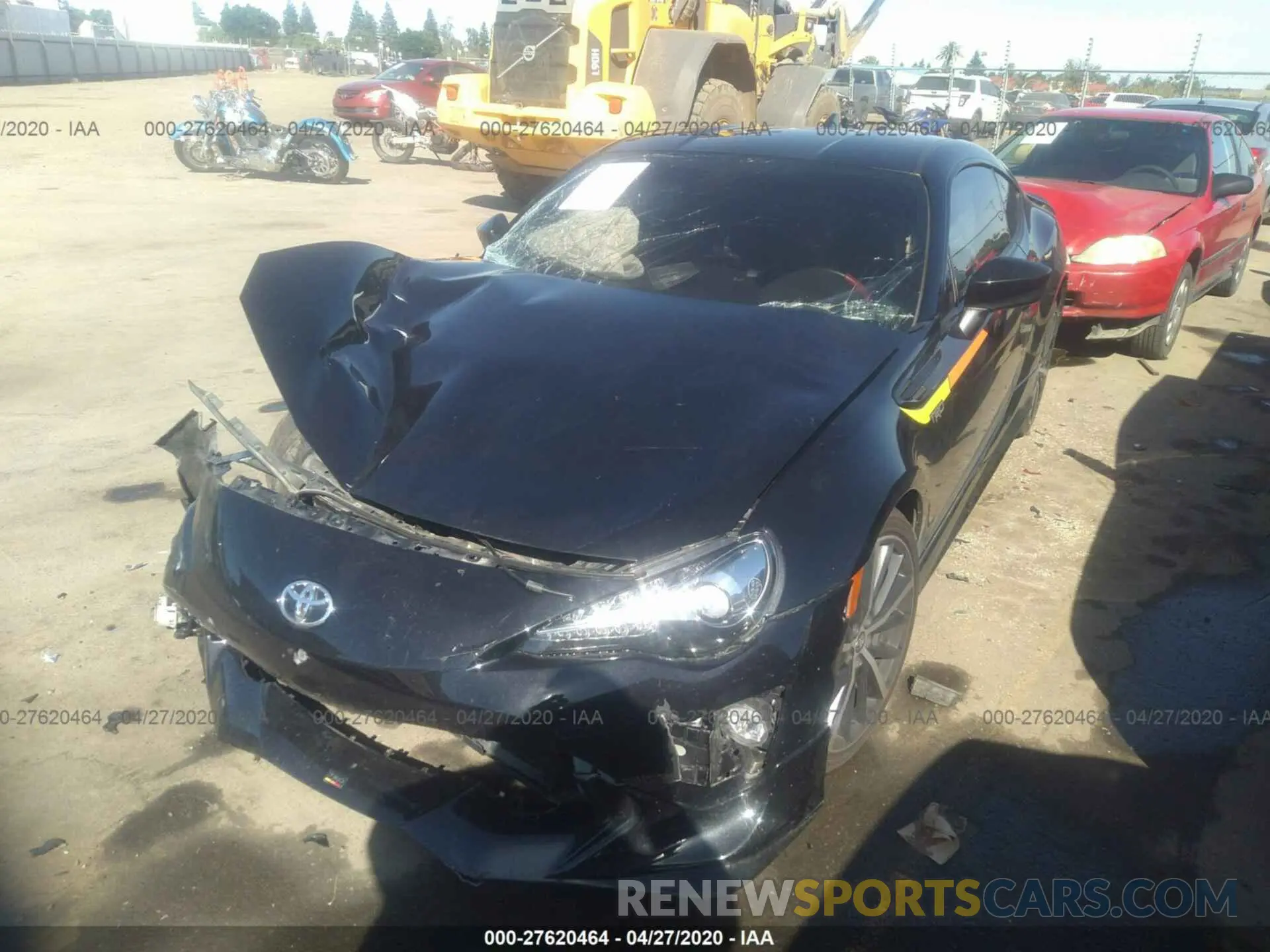 2 Photograph of a damaged car JF1ZNAE13K9702155 TOYOTA 86 2019
