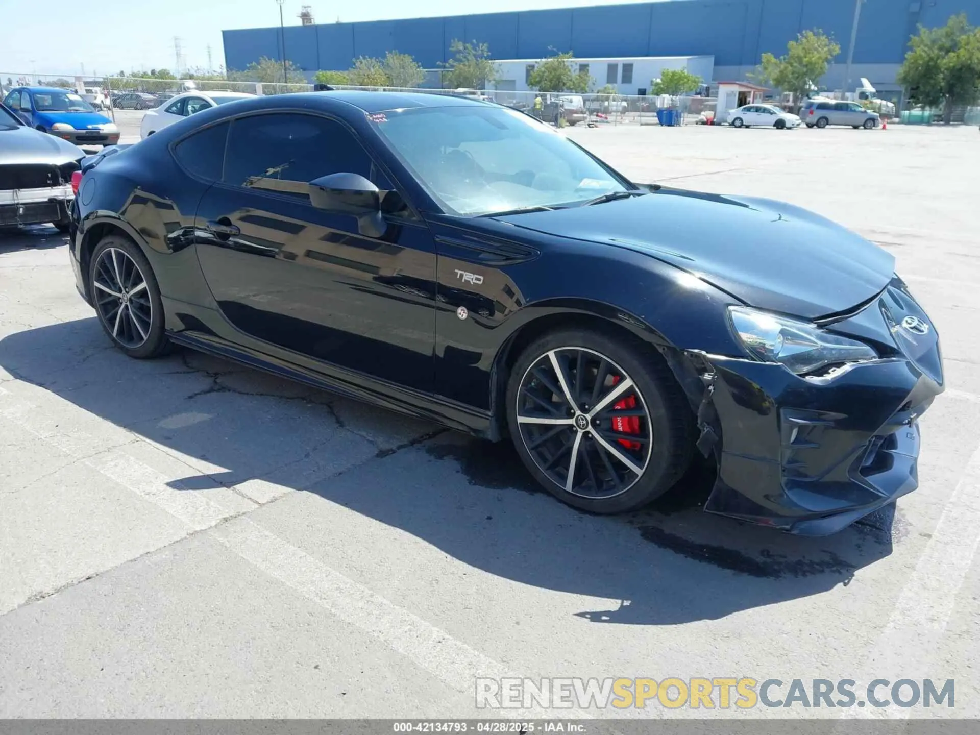1 Photograph of a damaged car JF1ZNAE14K9702455 TOYOTA 86 2019