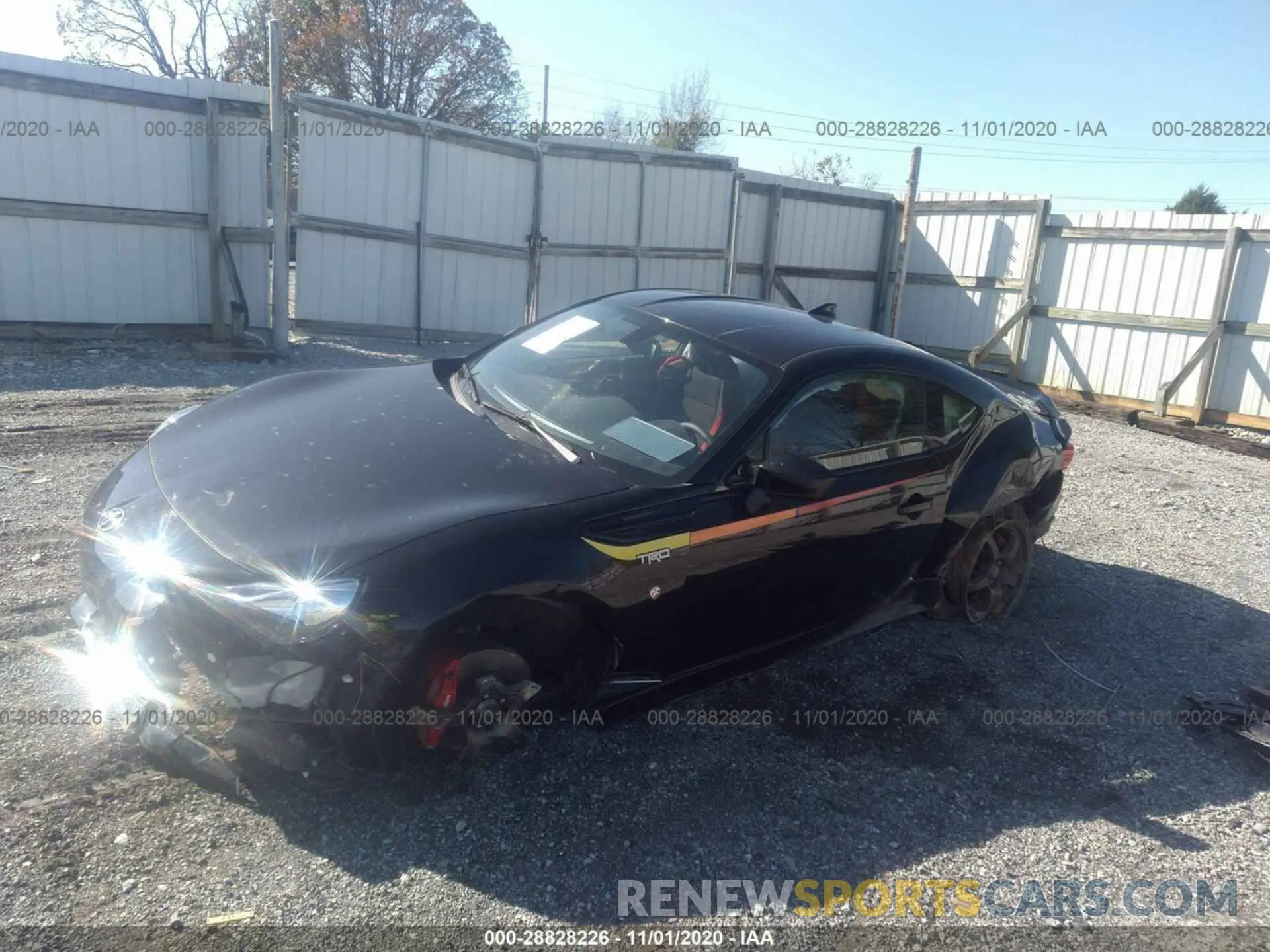 2 Photograph of a damaged car JF1ZNAE15K9702612 TOYOTA 86 2019
