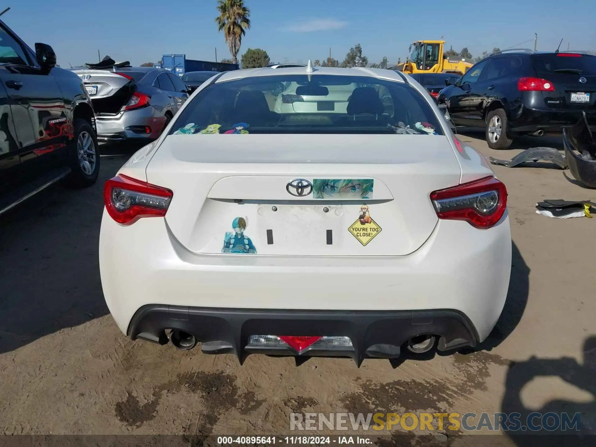 17 Photograph of a damaged car JF1ZNAA12L8753644 TOYOTA 86 2020