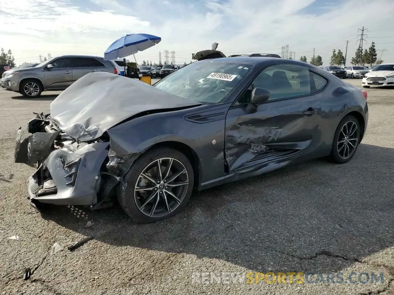 1 Фотография поврежденного автомобиля JF1ZNAA19L8752491 TOYOTA 86 2020