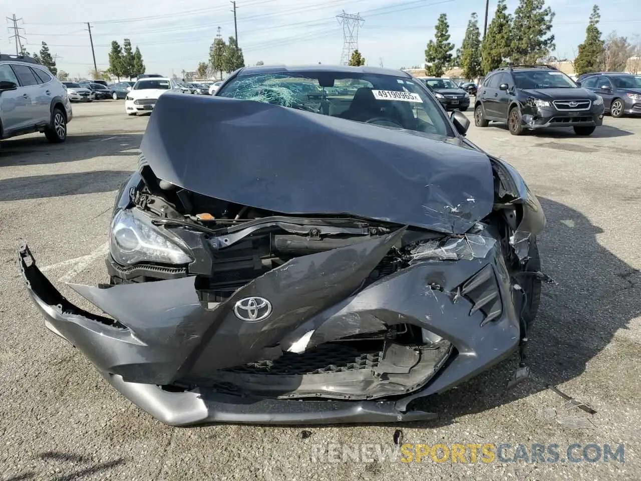 5 Фотография поврежденного автомобиля JF1ZNAA19L8752491 TOYOTA 86 2020