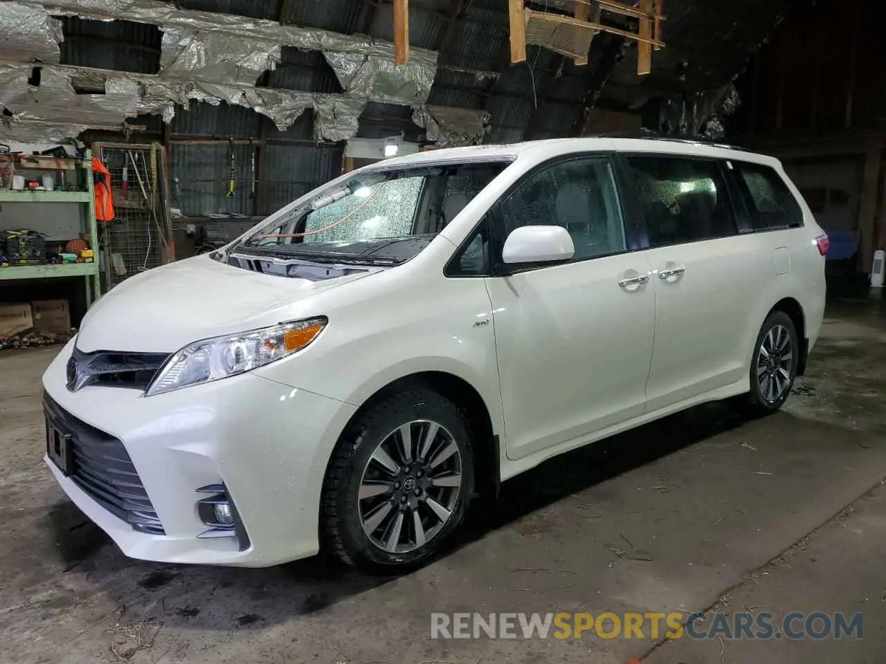 1 Photograph of a damaged car 5TDDZ3DC0KS217173 TOYOTA All Models 2019