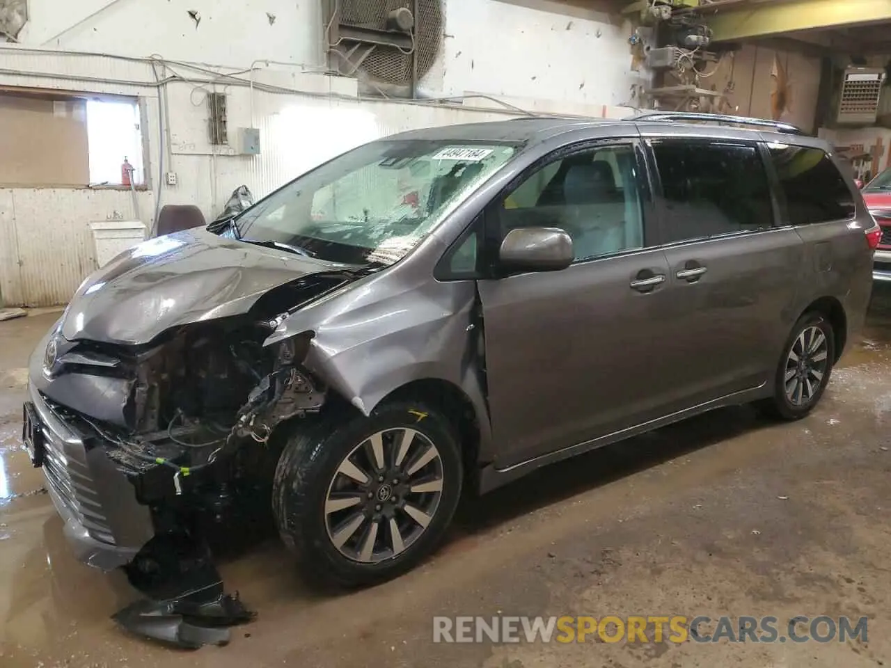 1 Photograph of a damaged car 5TDDZ3DC4KS217192 TOYOTA All Models 2019