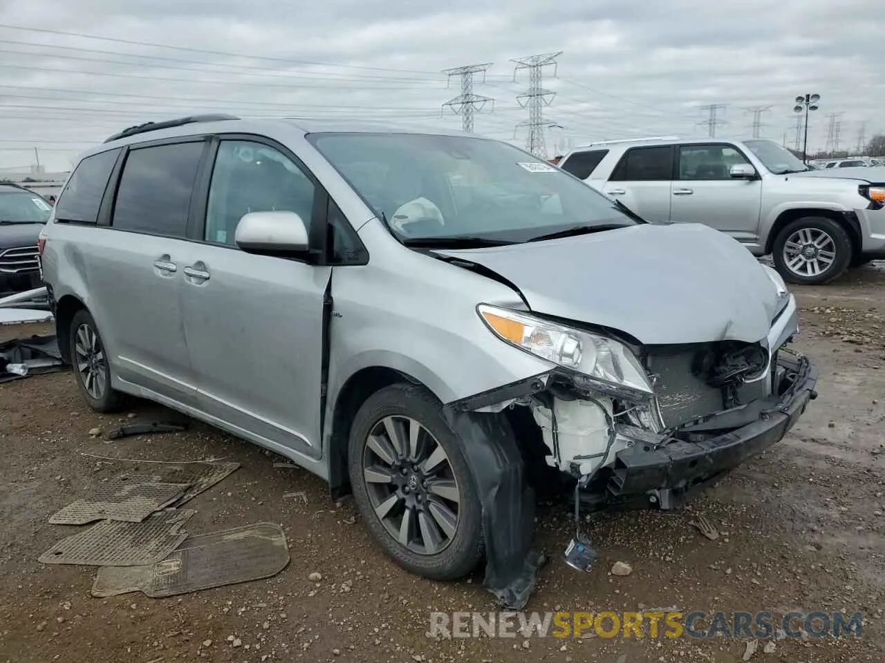 4 Фотография поврежденного автомобиля 5TDDZ3DCXKS210375 TOYOTA All Models 2019