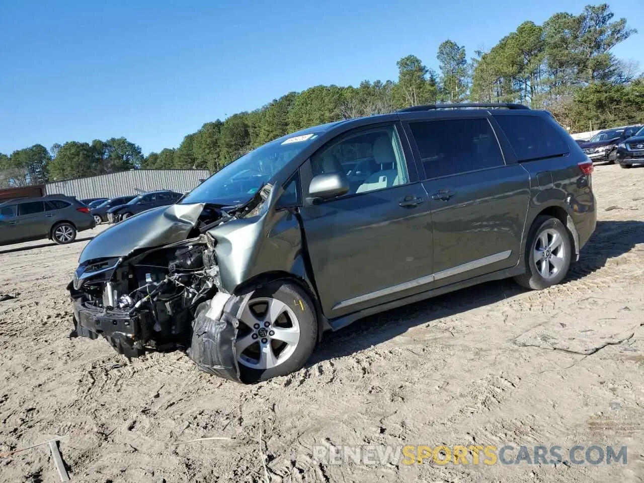 1 Photograph of a damaged car 5TDKZ3DC0KS973674 TOYOTA All Models 2019