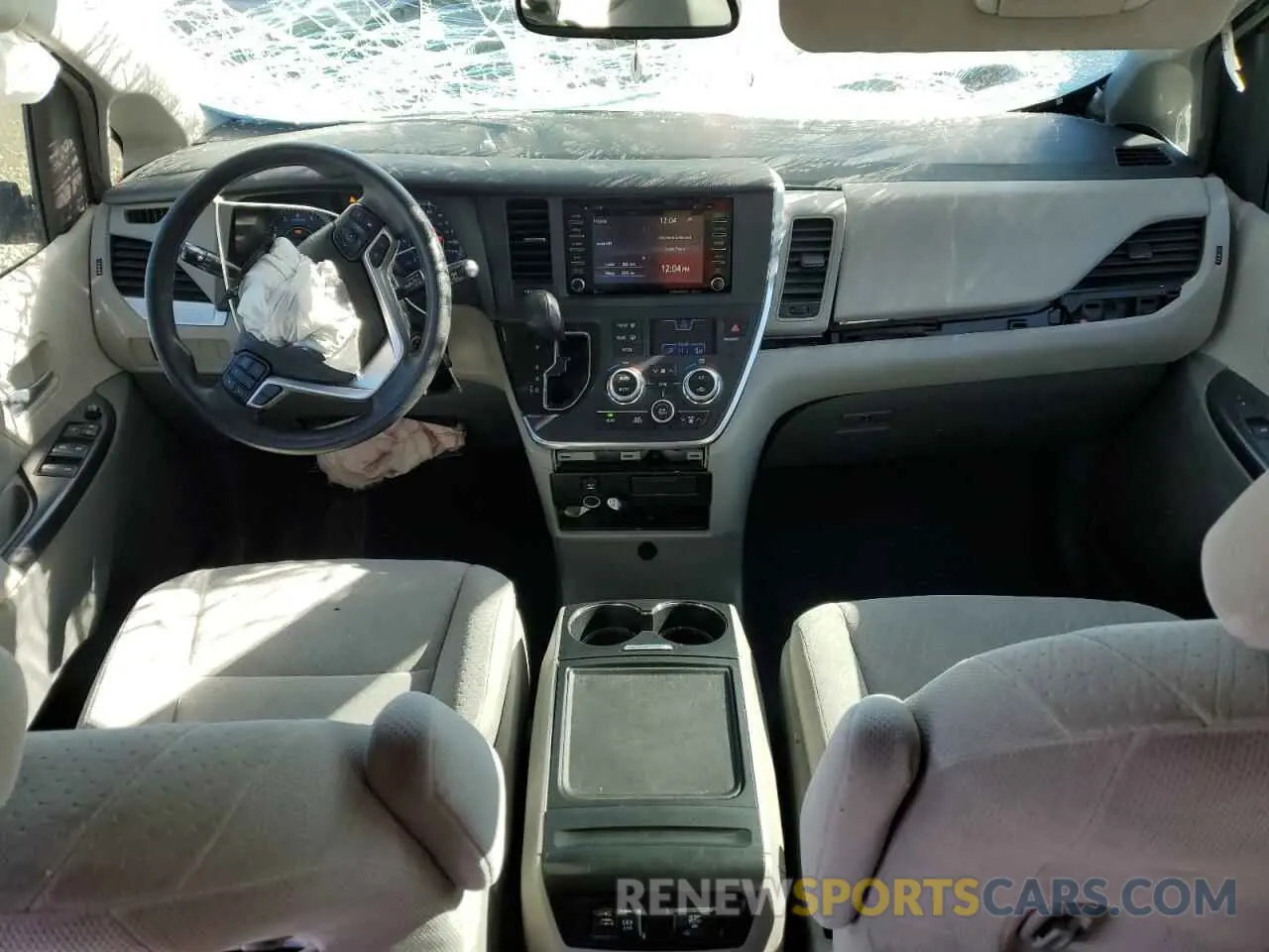 8 Photograph of a damaged car 5TDKZ3DC1KS003901 TOYOTA All Models 2019