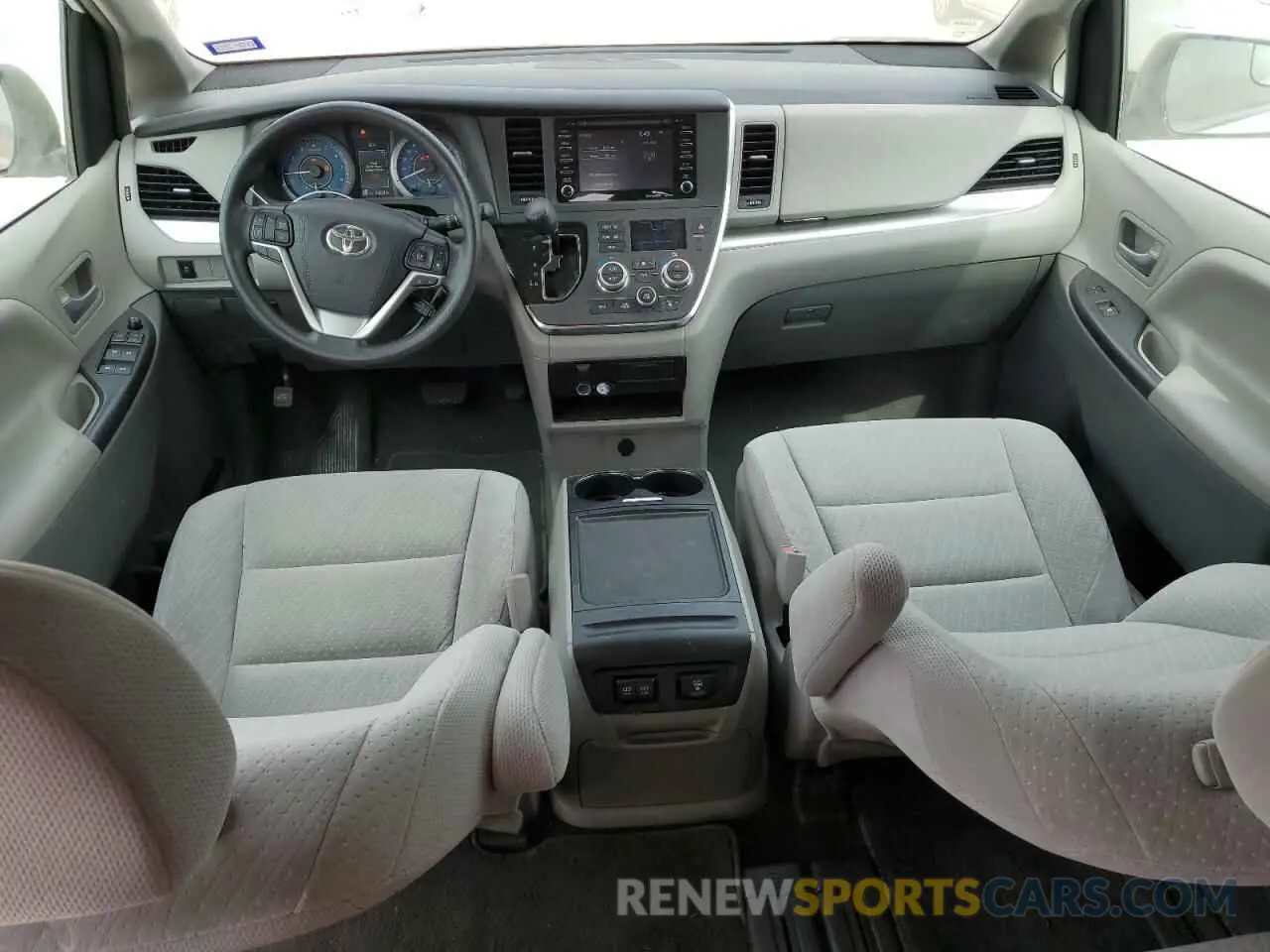 8 Photograph of a damaged car 5TDKZ3DCXKS009521 TOYOTA All Models 2019