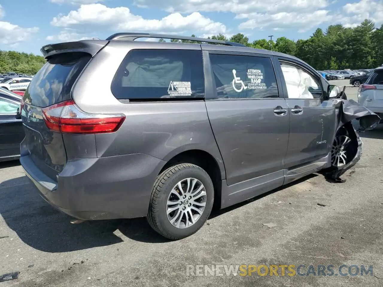 3 Photograph of a damaged car 5TDYZ3DC4KS984574 TOYOTA All Models 2019
