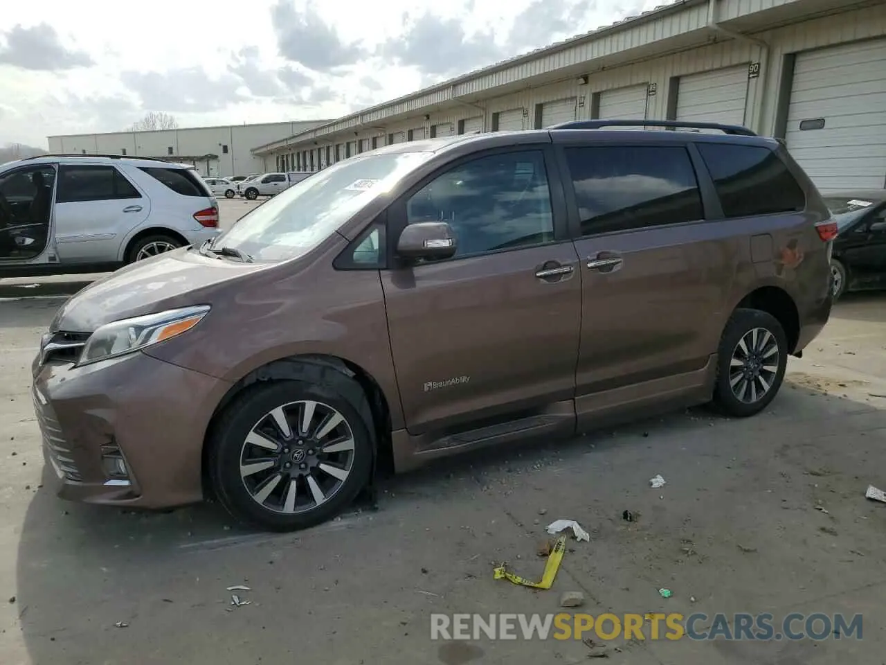 1 Photograph of a damaged car 5TDYZ3DC5KS993381 TOYOTA All Models 2019