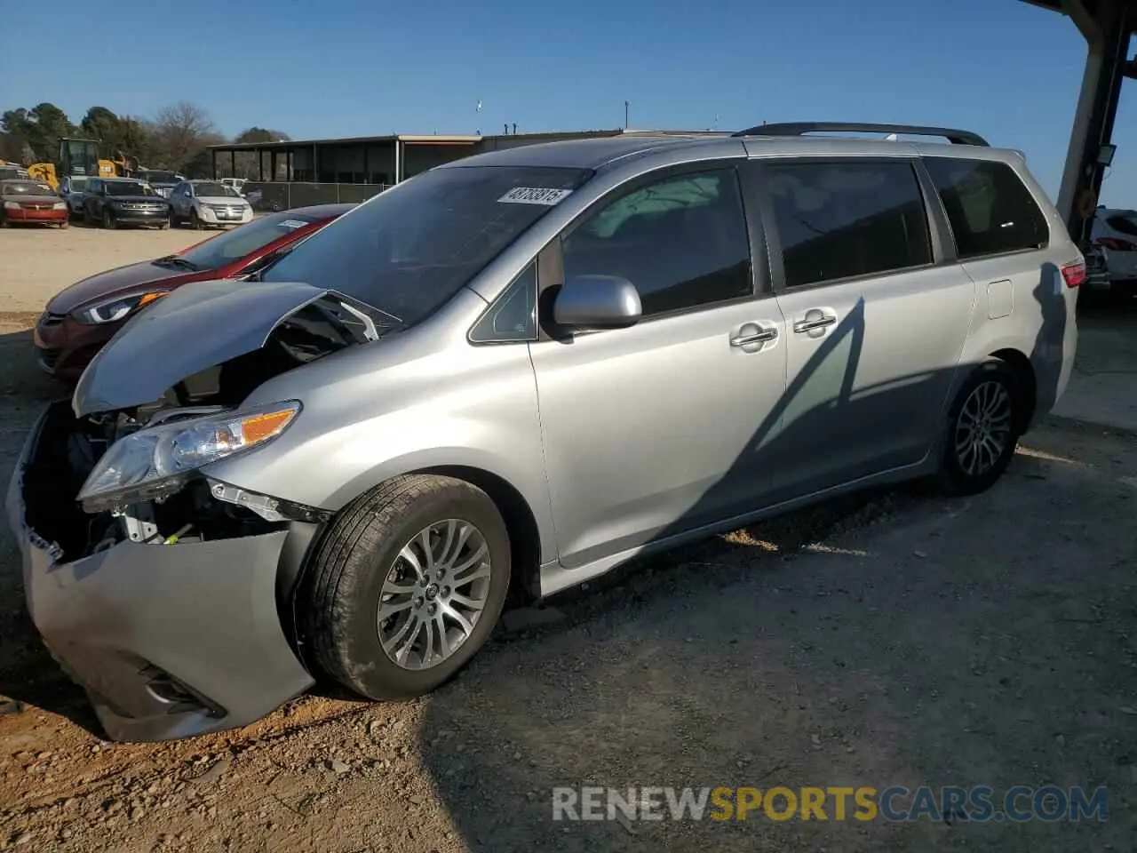 1 Photograph of a damaged car 5TDYZ3DC7KS005131 TOYOTA All Models 2019