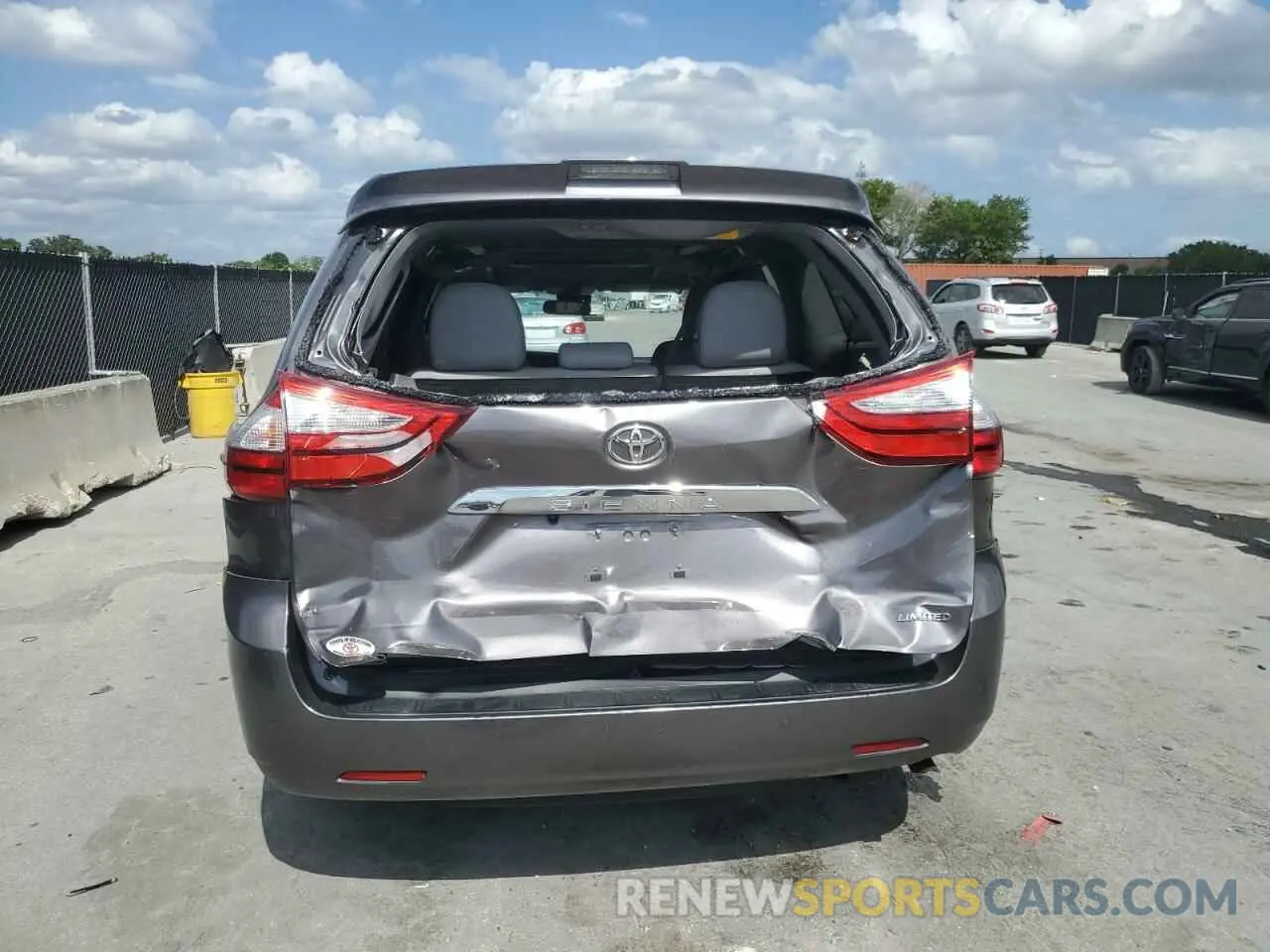 6 Photograph of a damaged car 5TDYZ3DC9KS976972 TOYOTA All Models 2019