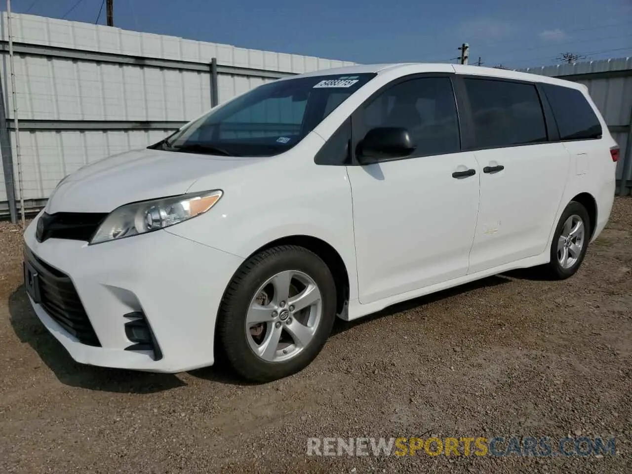 1 Фотография поврежденного автомобиля 5TDZZ3DC4KS008203 TOYOTA All Models 2019
