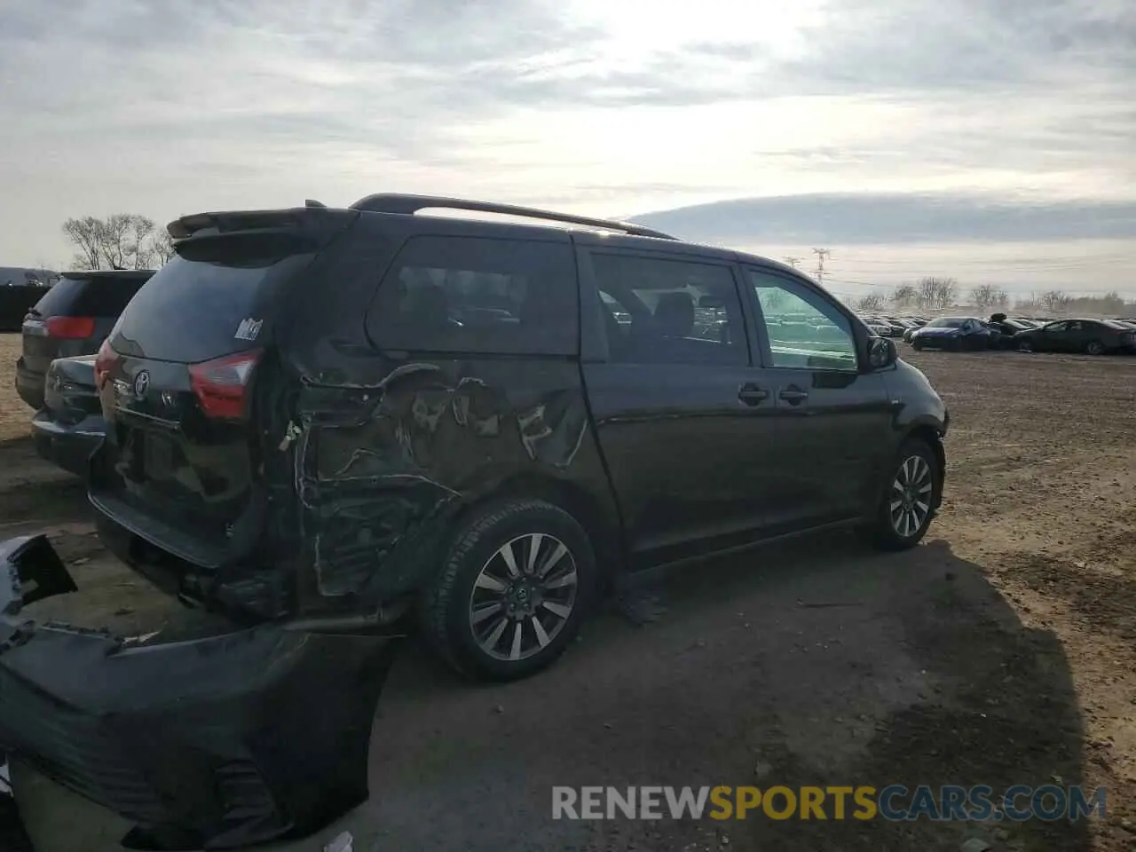 3 Photograph of a damaged car 5TDJZ3DC1LS240014 TOYOTA All Models 2020
