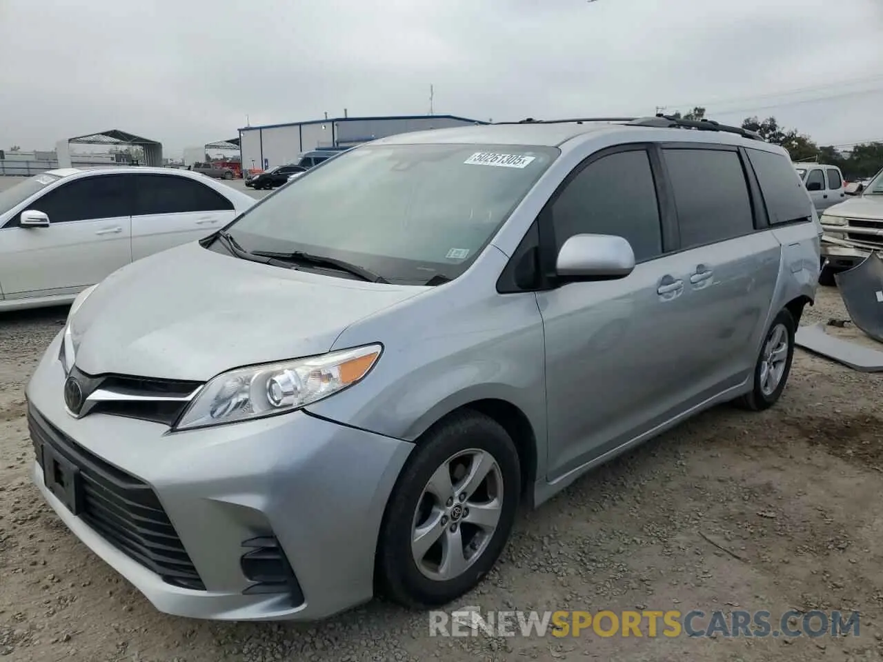 1 Photograph of a damaged car 5TDKZ3DC4LS061907 TOYOTA All Models 2020