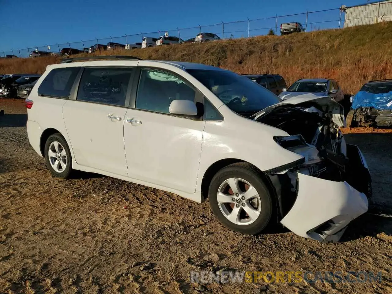 4 Photograph of a damaged car 5TDKZ3DC7LS062145 TOYOTA All Models 2020