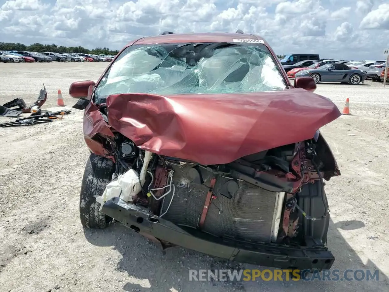 5 Photograph of a damaged car 5TDKZ3DC8LS054992 TOYOTA All Models 2020