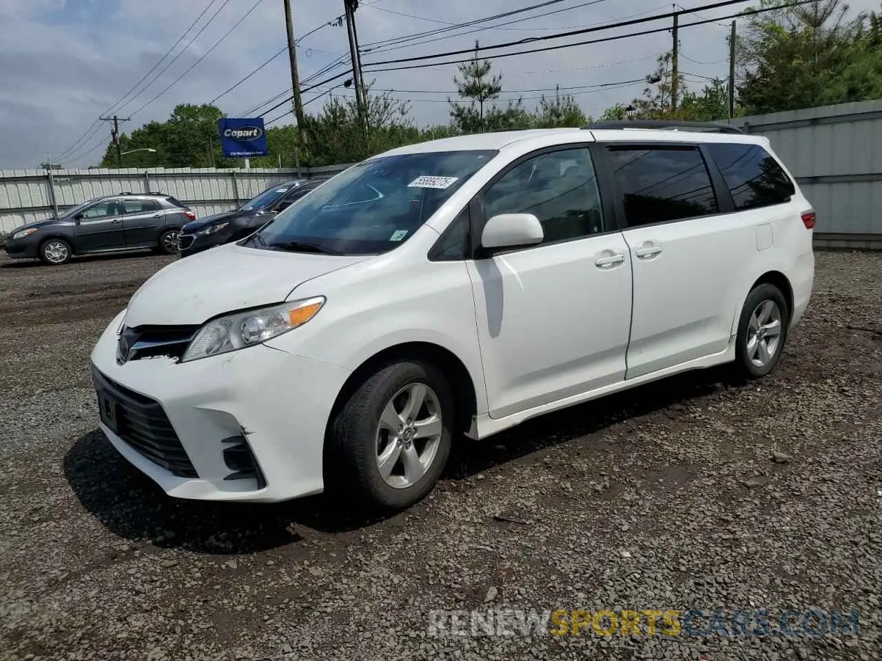 1 Photograph of a damaged car 5TDKZ3DC9LS023220 TOYOTA All Models 2020