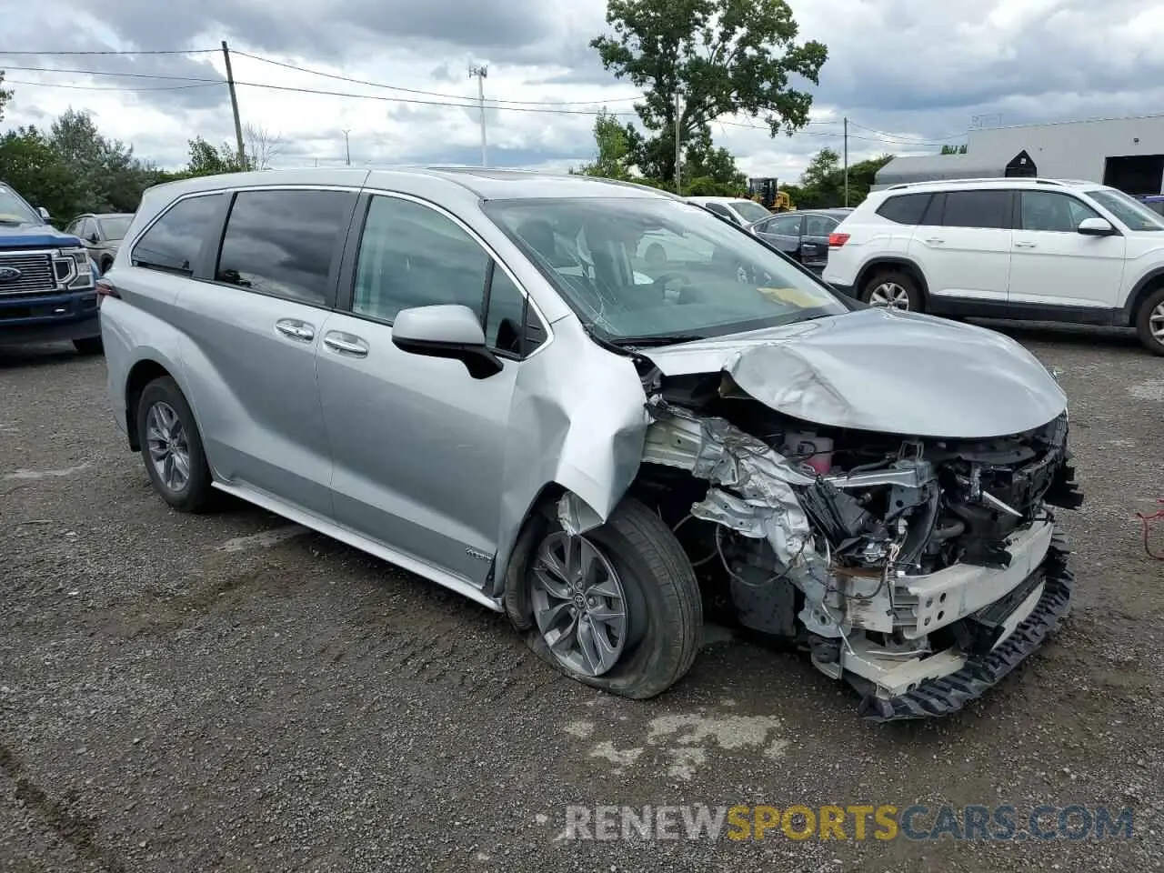 4 Photograph of a damaged car 5TDGSKFC6MS027079 TOYOTA All Models 2021