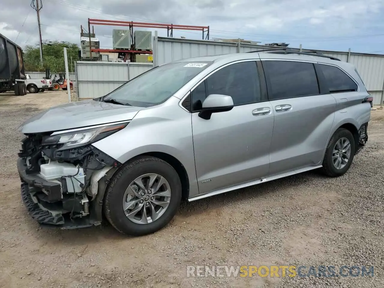 1 Фотография поврежденного автомобиля 5TDJRKEC4MS003091 TOYOTA All Models 2021
