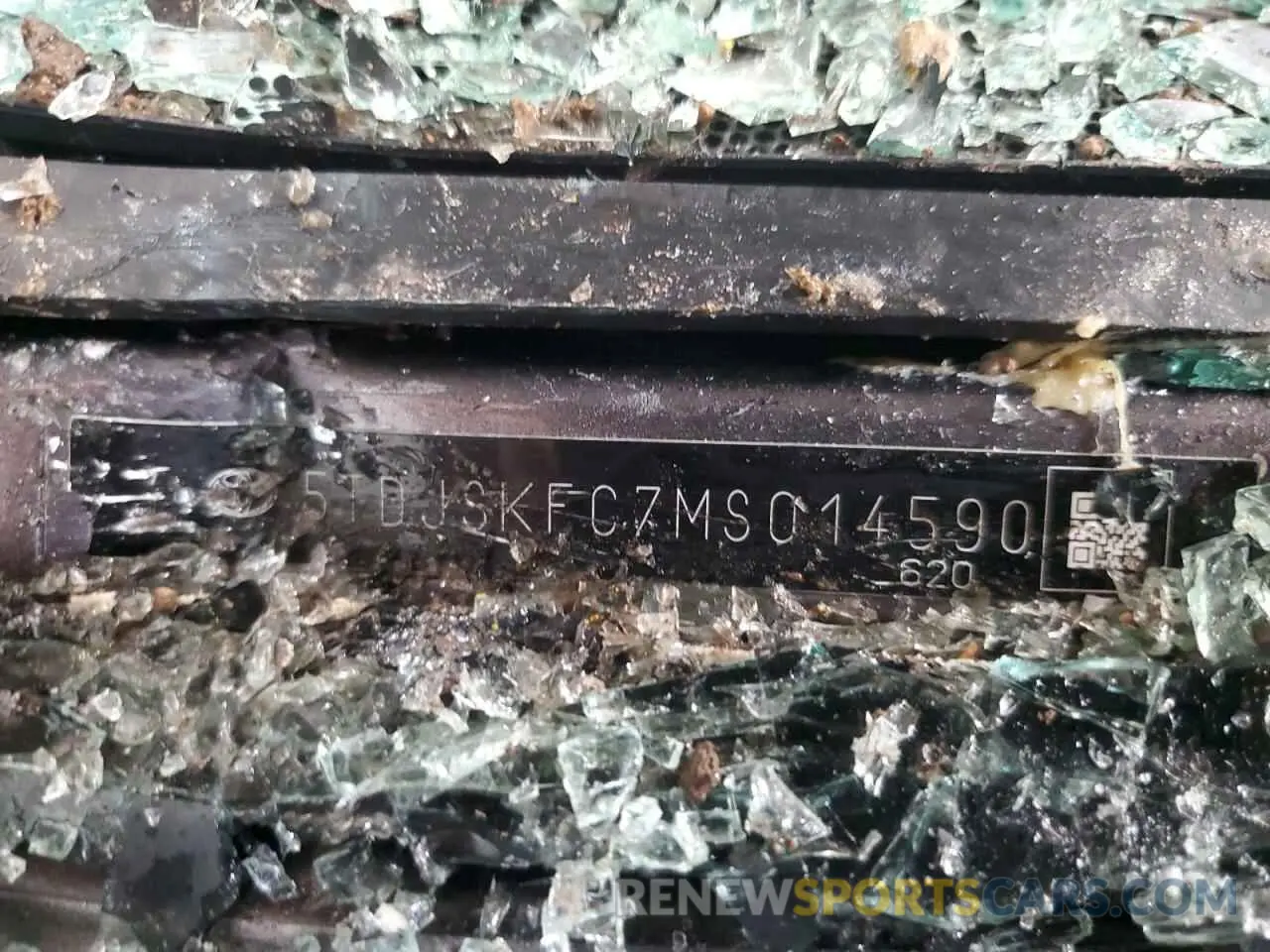 13 Photograph of a damaged car 5TDJSKFC7MS014590 TOYOTA All Models 2021