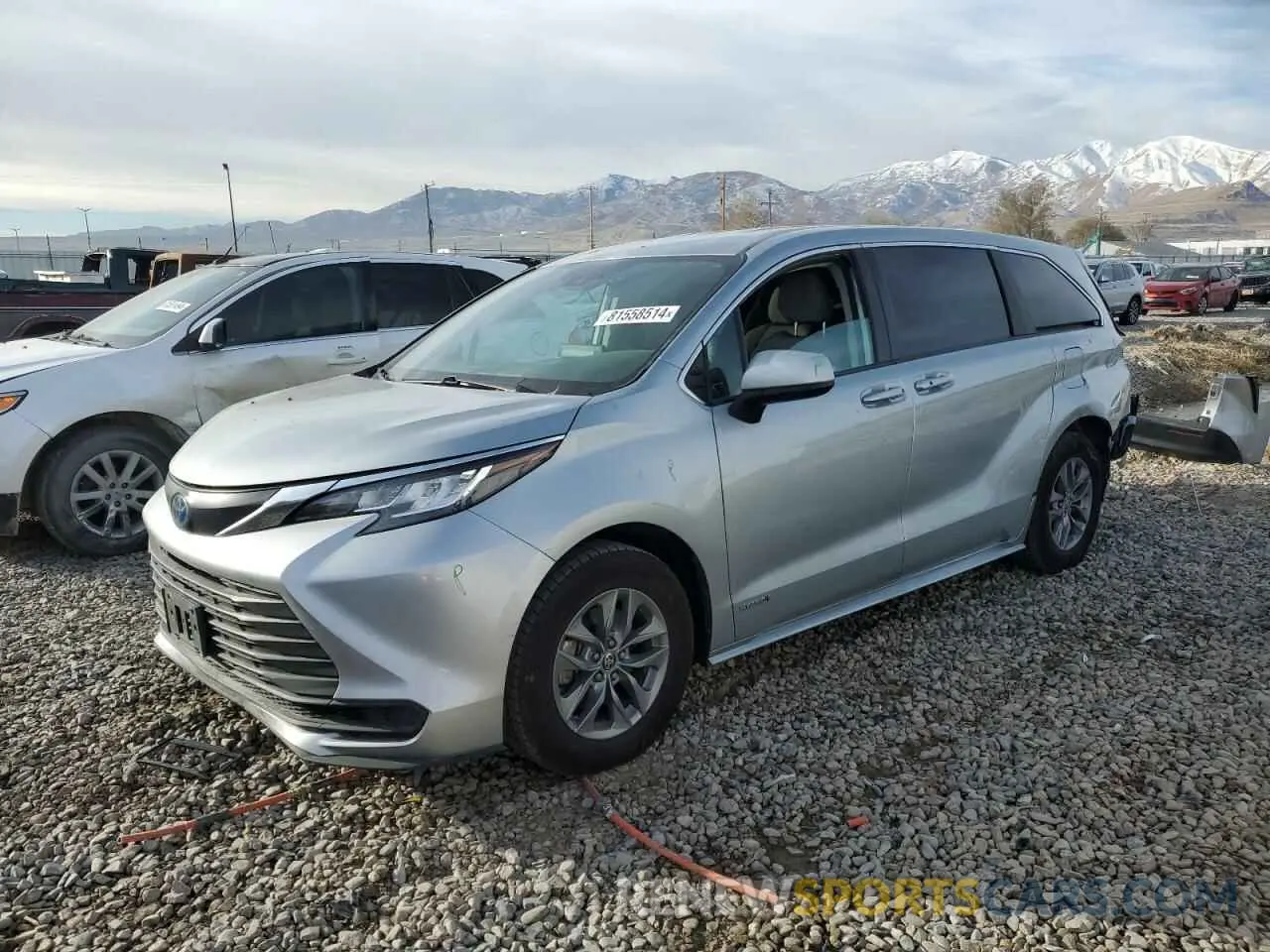 1 Фотография поврежденного автомобиля 5TDKRKEC1MS027899 TOYOTA All Models 2021