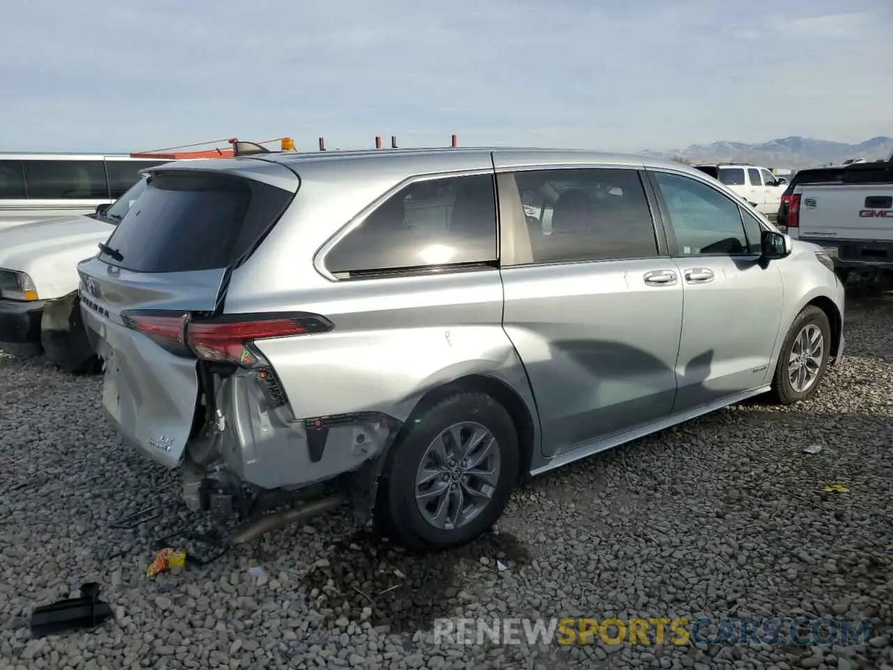 3 Фотография поврежденного автомобиля 5TDKRKEC1MS027899 TOYOTA All Models 2021