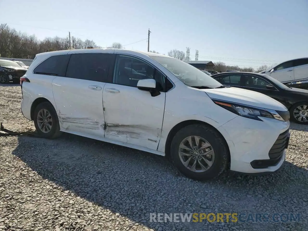 4 Фотография поврежденного автомобиля 5TDKRKEC3MS046468 TOYOTA All Models 2021
