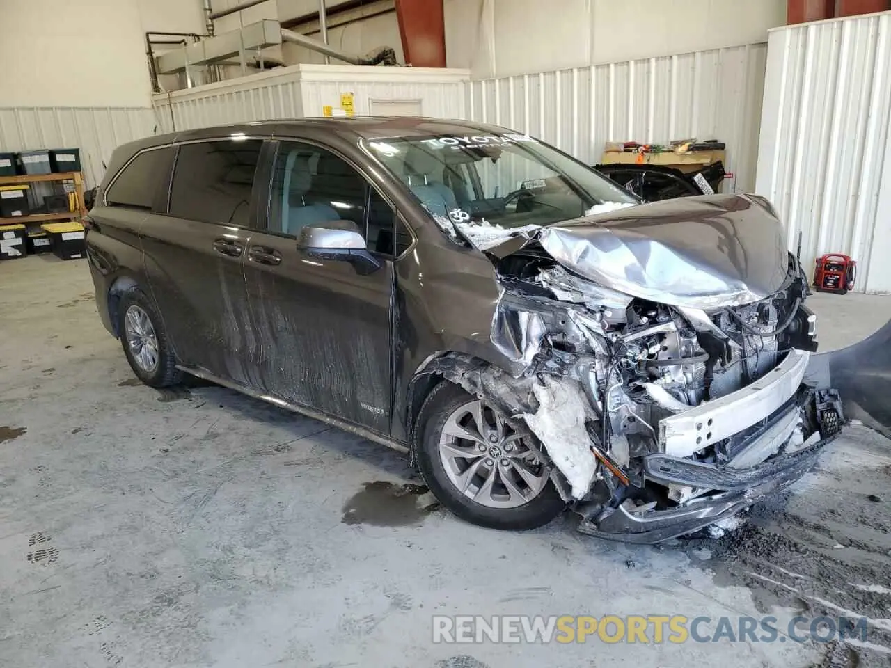 4 Фотография поврежденного автомобиля 5TDKRKEC4MS011406 TOYOTA All Models 2021