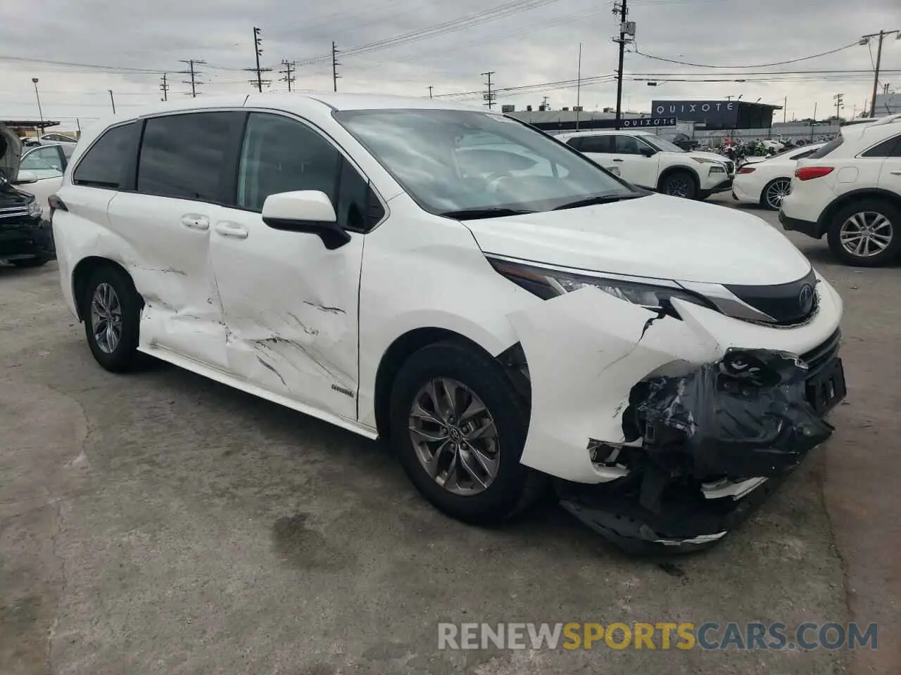 4 Фотография поврежденного автомобиля 5TDKRKEC4MS045572 TOYOTA All Models 2021