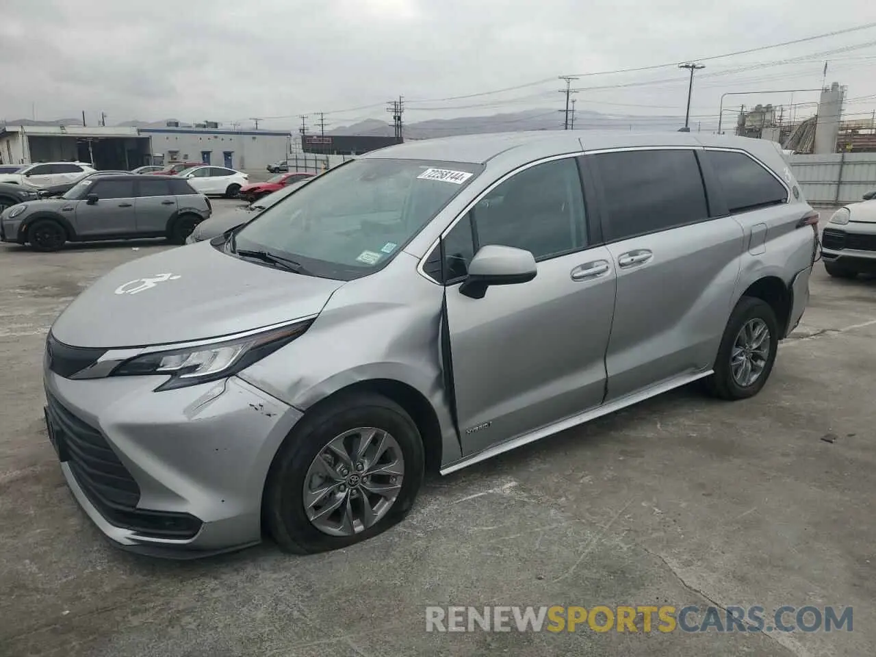 1 Фотография поврежденного автомобиля 5TDKRKEC4MS047399 TOYOTA All Models 2021