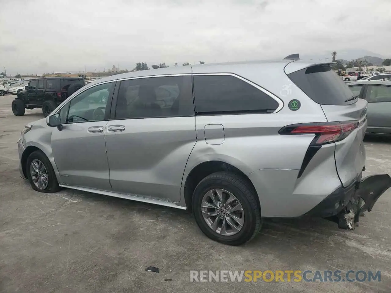 2 Фотография поврежденного автомобиля 5TDKRKEC4MS047399 TOYOTA All Models 2021