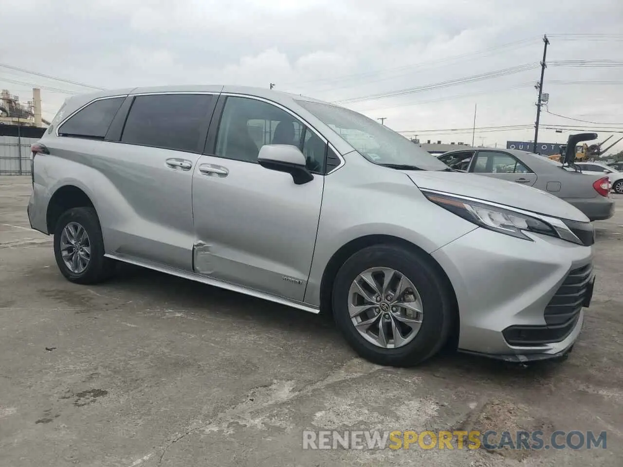4 Фотография поврежденного автомобиля 5TDKRKEC4MS047399 TOYOTA All Models 2021