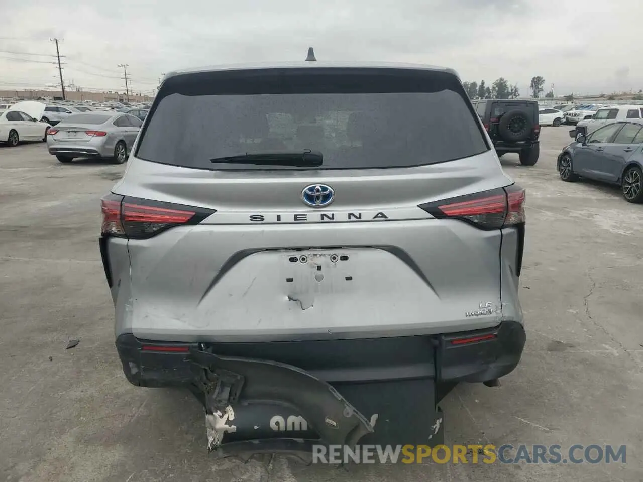 6 Фотография поврежденного автомобиля 5TDKRKEC4MS047399 TOYOTA All Models 2021