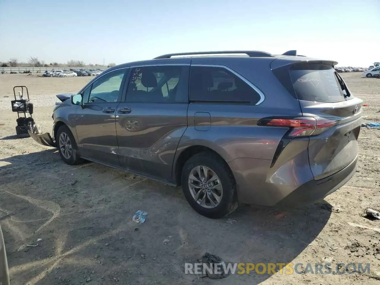 2 Photograph of a damaged car 5TDKRKEC4MS055616 TOYOTA All Models 2021
