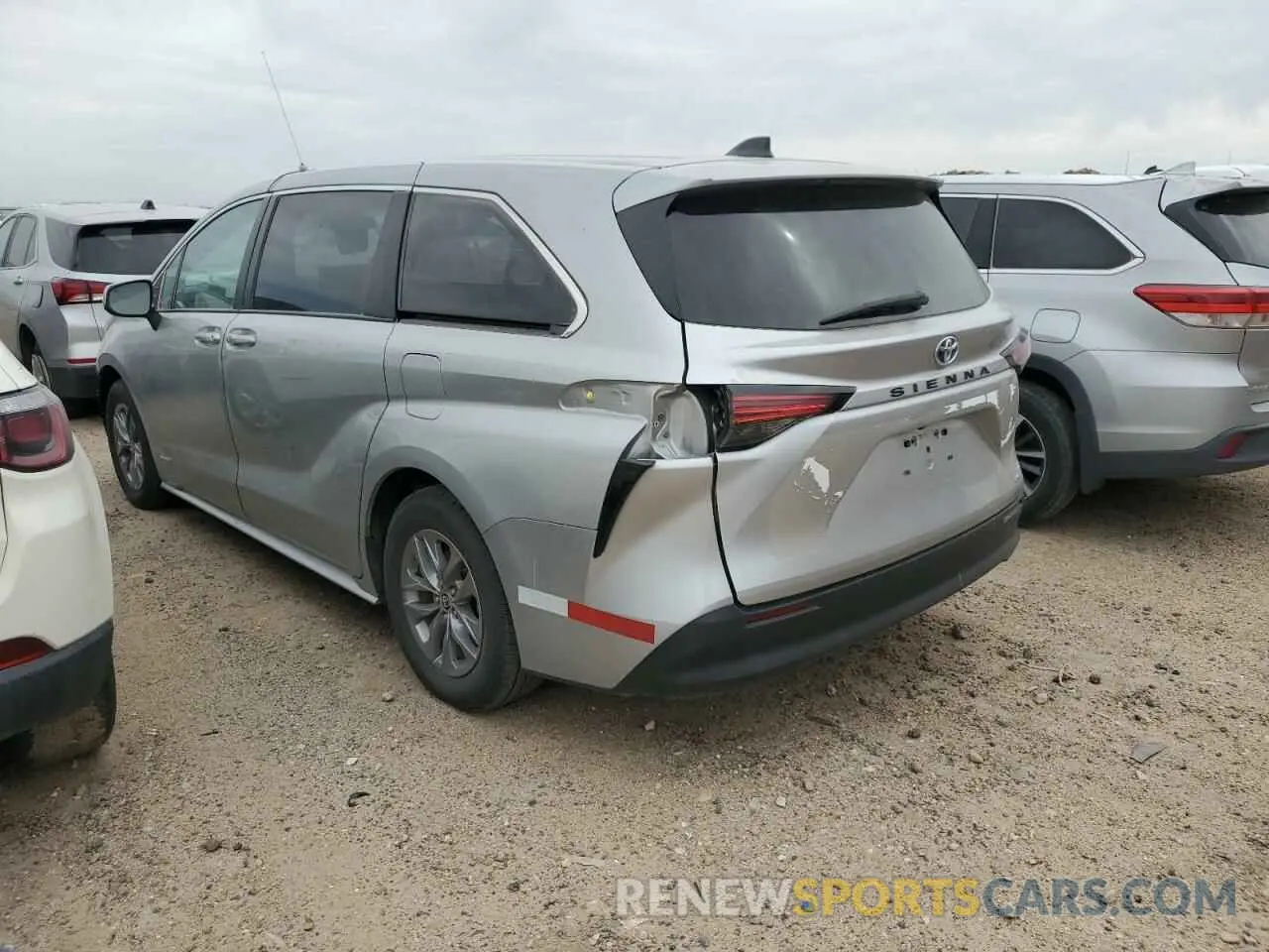 2 Photograph of a damaged car 5TDKRKEC4MS064008 TOYOTA All Models 2021