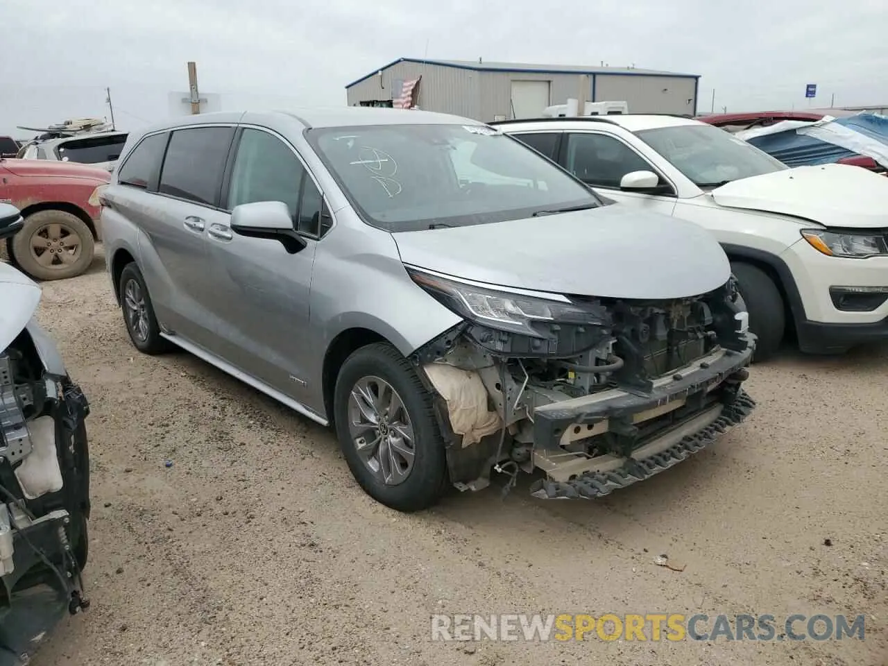 4 Photograph of a damaged car 5TDKRKEC4MS064008 TOYOTA All Models 2021