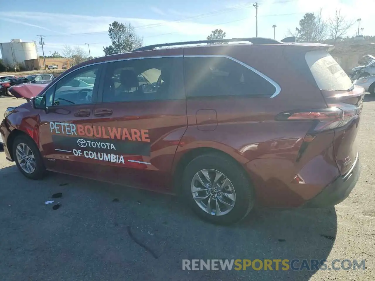 2 Фотография поврежденного автомобиля 5TDKRKEC4MS069838 TOYOTA All Models 2021