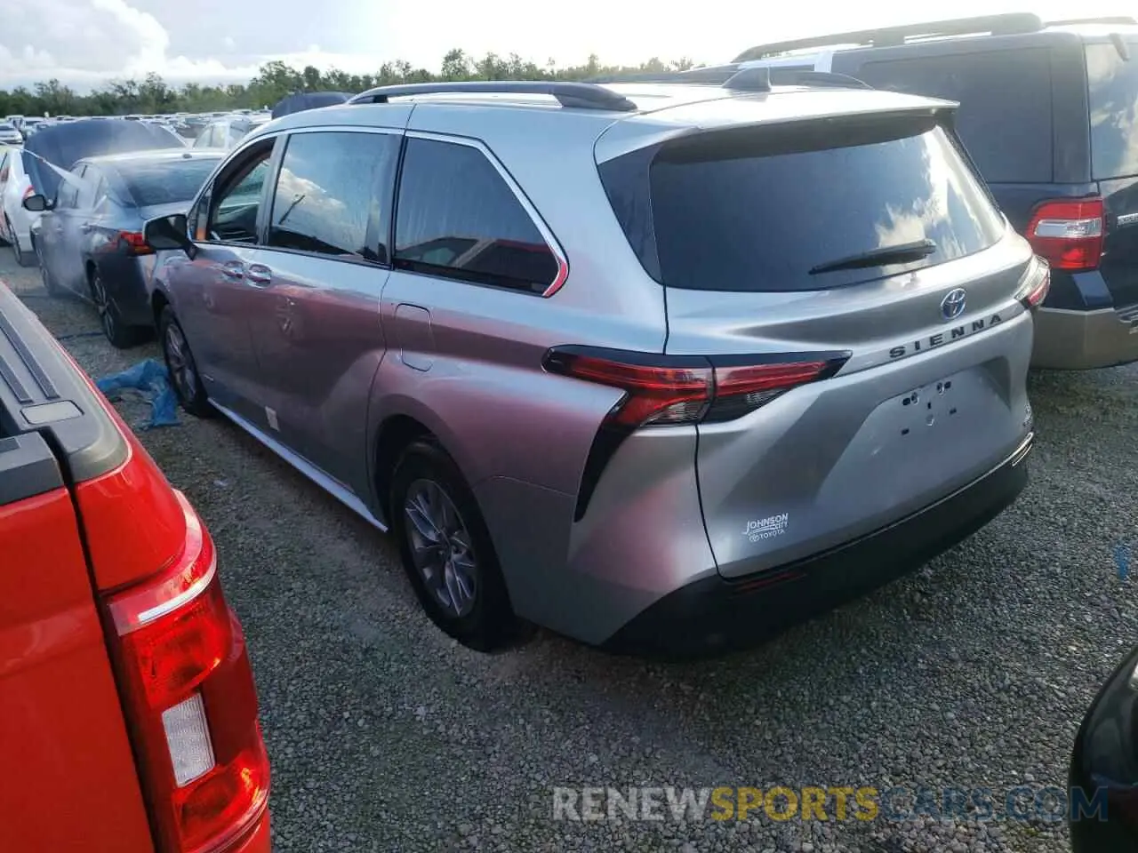 2 Фотография поврежденного автомобиля 5TDKRKEC5MS068214 TOYOTA All Models 2021