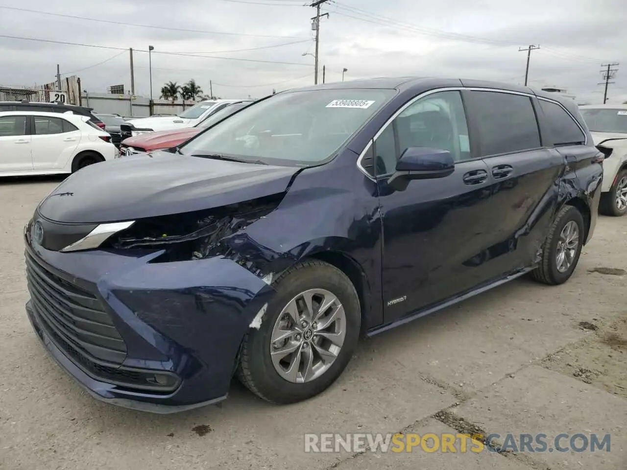 1 Фотография поврежденного автомобиля 5TDKRKEC6MS013416 TOYOTA All Models 2021