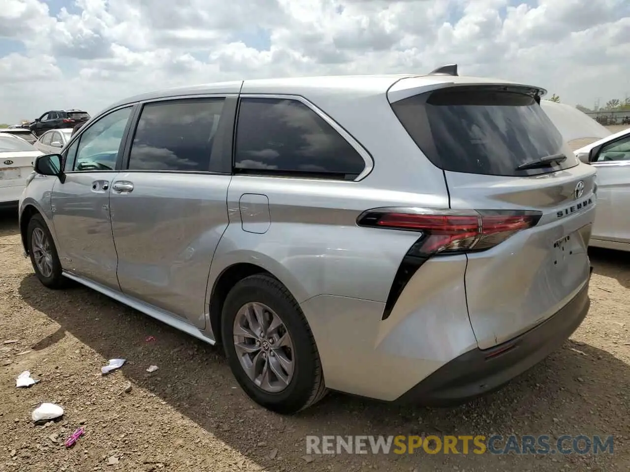 2 Photograph of a damaged car 5TDKRKEC6MS018275 TOYOTA All Models 2021