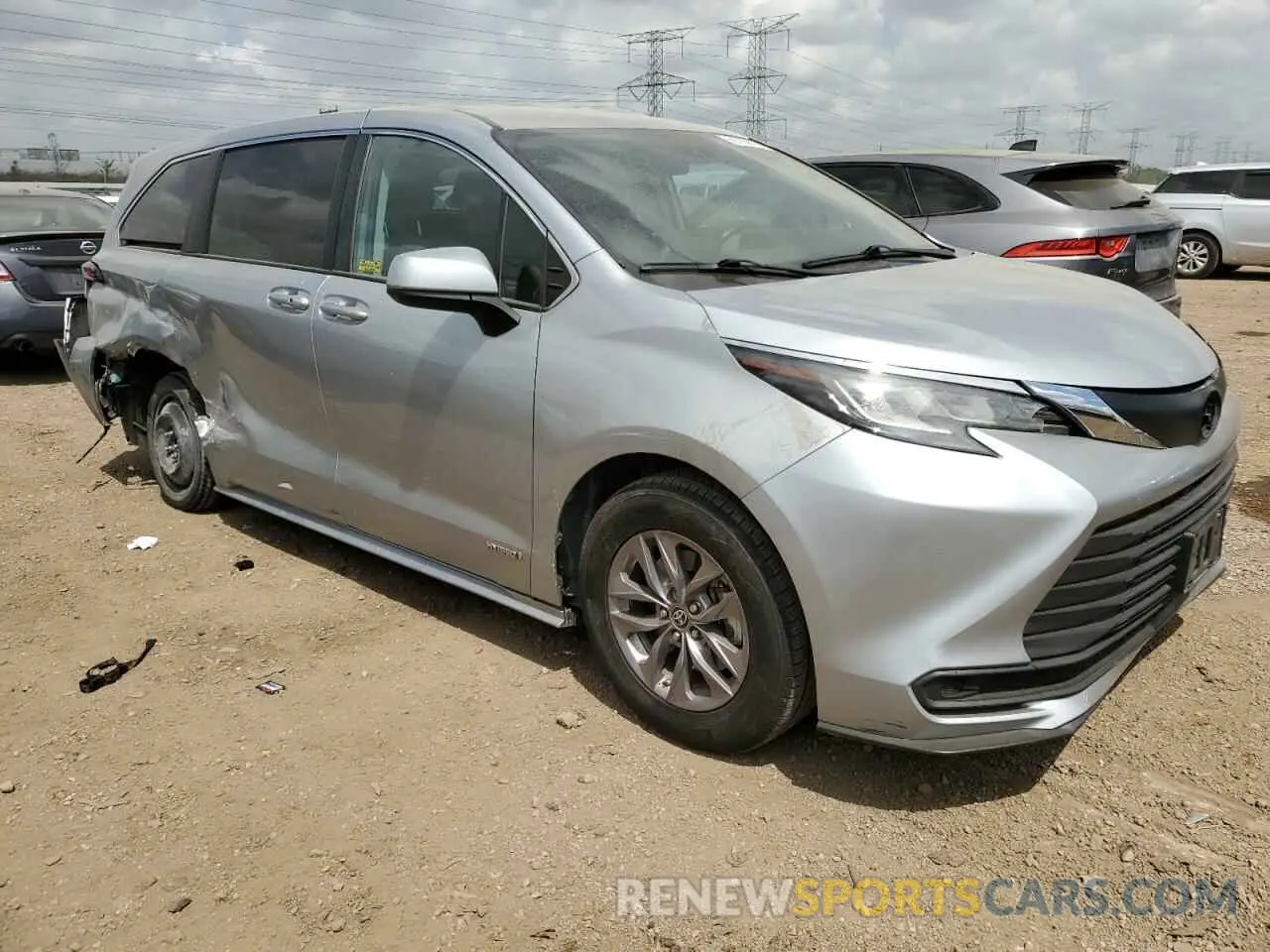 4 Photograph of a damaged car 5TDKRKEC6MS018275 TOYOTA All Models 2021