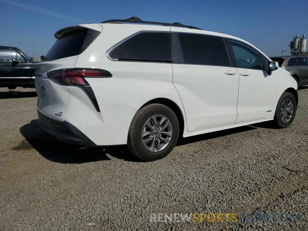 3 Фотография поврежденного автомобиля 5TDKRKEC6MS060736 TOYOTA All Models 2021