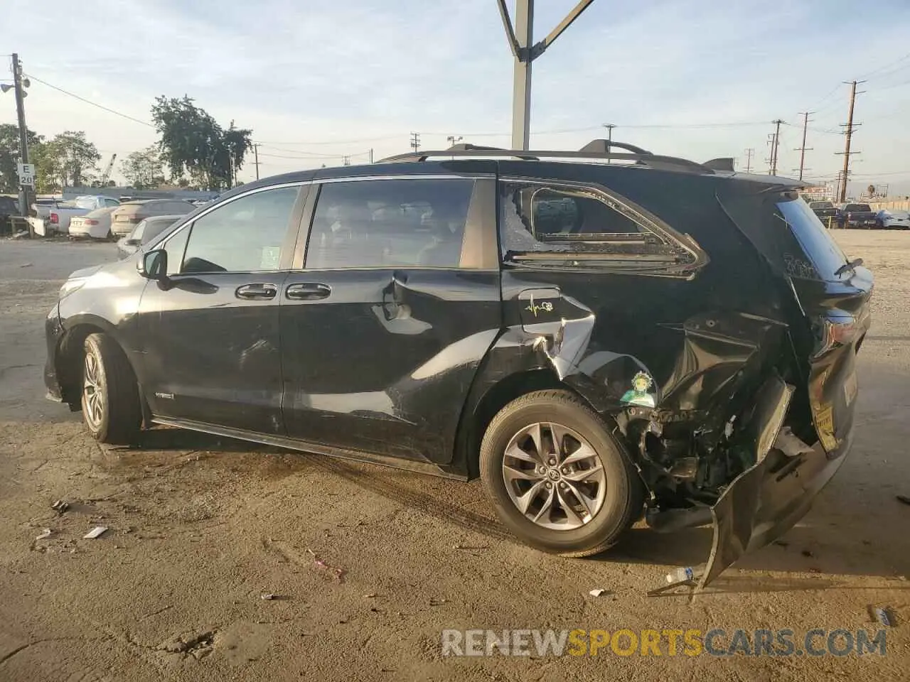 2 Фотография поврежденного автомобиля 5TDKRKEC9MS017234 TOYOTA All Models 2021