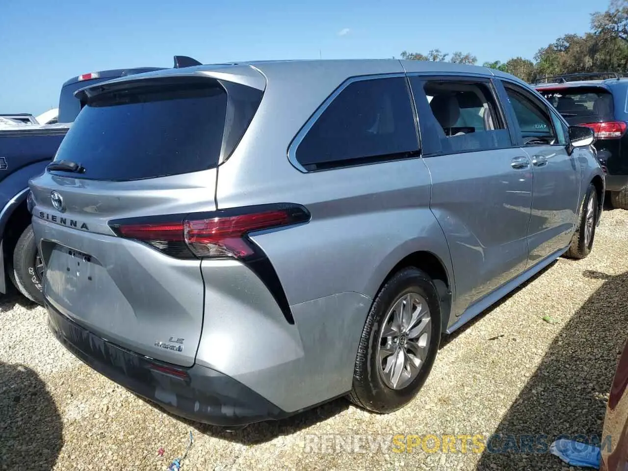3 Photograph of a damaged car 5TDKRKECXMS044300 TOYOTA All Models 2021